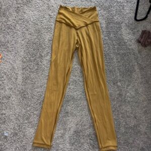 Offline by Arie Mustard Yellow High-Waisted Leggings